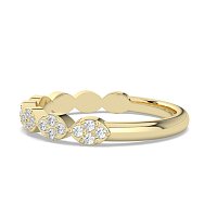 Fancy Shaped Set Stacker Ring