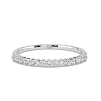 Thin Natural Diamond Stacker Ring 0.12cts Total Weight