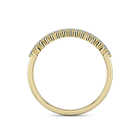 Thin Natural Diamond Stacker Ring 0.12cts Total Weight
