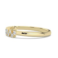 Cluster Claw Set Stacker Ring
