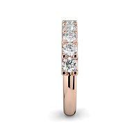 Stacker Ring with U-shaped Prong Setting