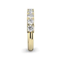 Stacker Ring with U-shaped Prong Setting