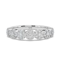Flower Halo Stacker Ring