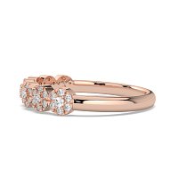 Flower Halo Stacker Ring