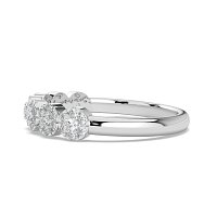Flower Halo Stacker Ring