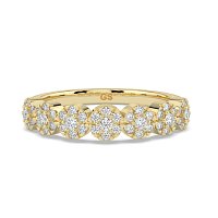 Flower Halo Stacker Ring