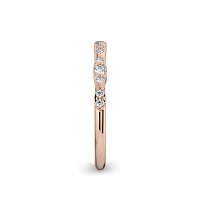 Marquise Shaped Stacker Ring