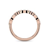 Marquise Shaped Stacker Ring