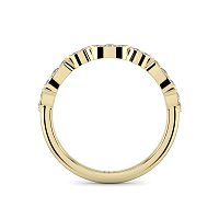 Marquise Shaped Stacker Ring