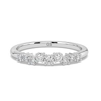 Claw Set Stacker Ring