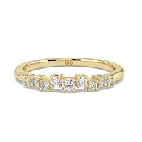 Claw Set Stacker Ring