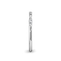 Cluster with 3 Diamonds Stacker Ring