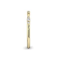 Cluster with 3 Diamonds Stacker Ring
