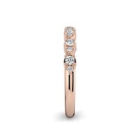 Pear Shaped Stacker Ring