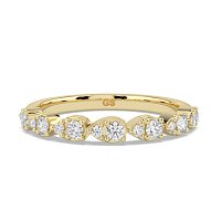 Pear Shaped Stacker Ring