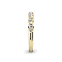 Pear Shaped Stacker Ring