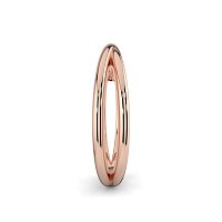 Plain Cross-Over Stacker Ring with Single Diamond