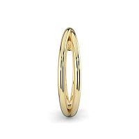 Plain Cross-Over Stacker Ring with Single Diamond