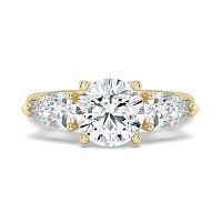 Dalia 3 Stones Pear