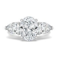 Dalia 3 Stones Pear