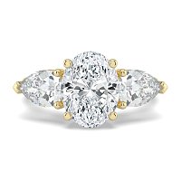Dalia 3 Stones Pear