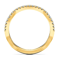 Jana Claw Set Wedding Ring with Natural Diamonds 0.12ct Total Weight
