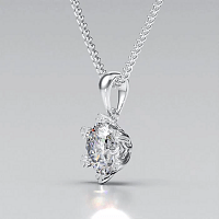 Snowflake Claw Pendant