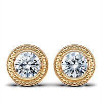 Sol Bezel Set Earrings