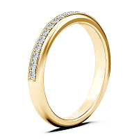 Calista Wedding Ring with Natural Diamonds 0.22ct Total Weight