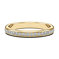 Calista Wedding Ring with Natural Diamonds 0.22ct Total Weight