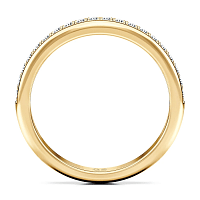 Calista Wedding Ring with Natural Diamonds 0.22ct Total Weight