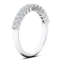Cara Mid Wedding Ring with Natural Diamonds 0.43ct Total Weight