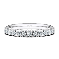 Cara Mid Wedding Ring with Natural Diamonds 0.43ct Total Weight