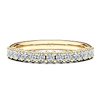 Cara Mid Wedding Ring with Natural Diamonds 0.43ct Total Weight