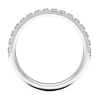 Cathedral Natural Diamond Wedding Ring 0.37cts Total Weight