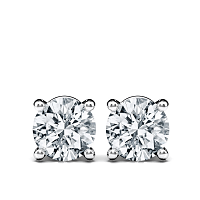 Earrings with 2 Lab Grown Diamonds 0.70cts Total Weight