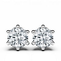 Earrings with 2 Lab Grown Diamonds 0.68cts Total Weight