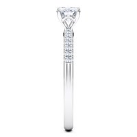 Petite Traditional Claw Set Diamond Engagement Ring