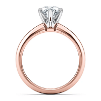 Tribute 1ct Round IGI LG Solitaire Diamond Engagement Ring