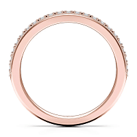 Rene Wedding Ring Milgrain with Diamond 0.19ct Total Weight
