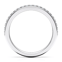 Rene Wedding Ring Milgrain with Diamond 0.19ct Total Weight