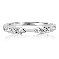 Pinched Claw Ring 0.16cts