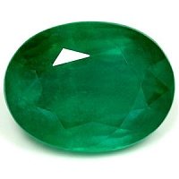 3.27 ct Oval Green Natural Emerald