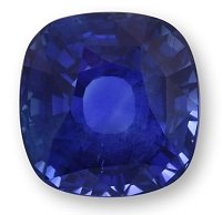 6.08 ct Cushion Blue Natural Sapphire