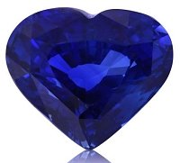 8.11 ct Heart Blue Natural Sapphire