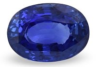 6.58 ct Oval Blue Natural Sapphire