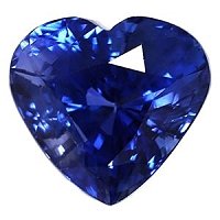 10.15 ct Heart Blue Natural Sapphire