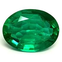 2.26 ct Oval Green Natural Emerald