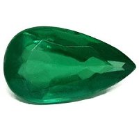 1.77 ct Pear Green Natural Emerald