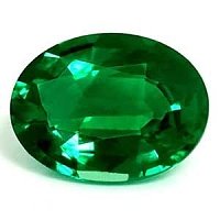0.99 ct Oval Green Natural Emerald